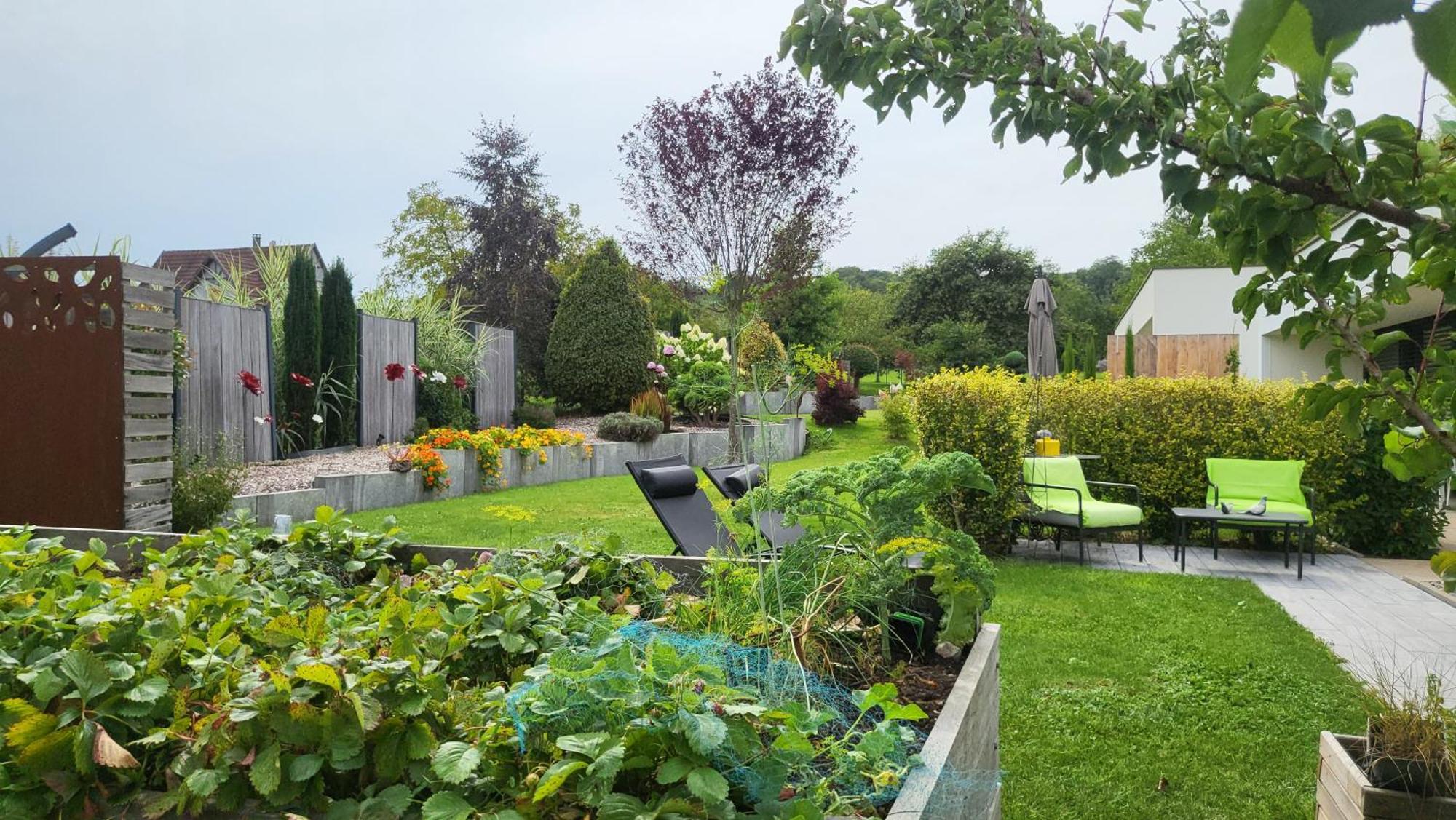 مبيت وإفطار Manspach Le Jardin Des Pies المظهر الخارجي الصورة